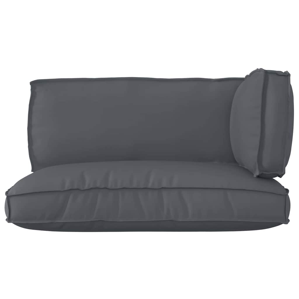 vidaXL Σετ Μαξιλαριών Πάγου 3 pcs Ανθρακί 120 x 80 x 12 cm
