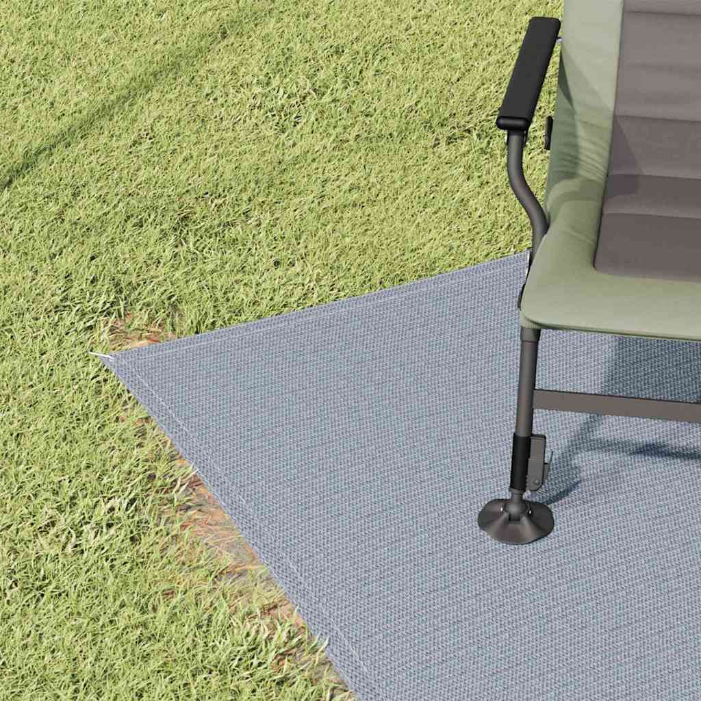 vidaXL Χαλκάκι Σκηνής Μπλε γκρι 200 x 200 cm Πολυαιθυλένιο