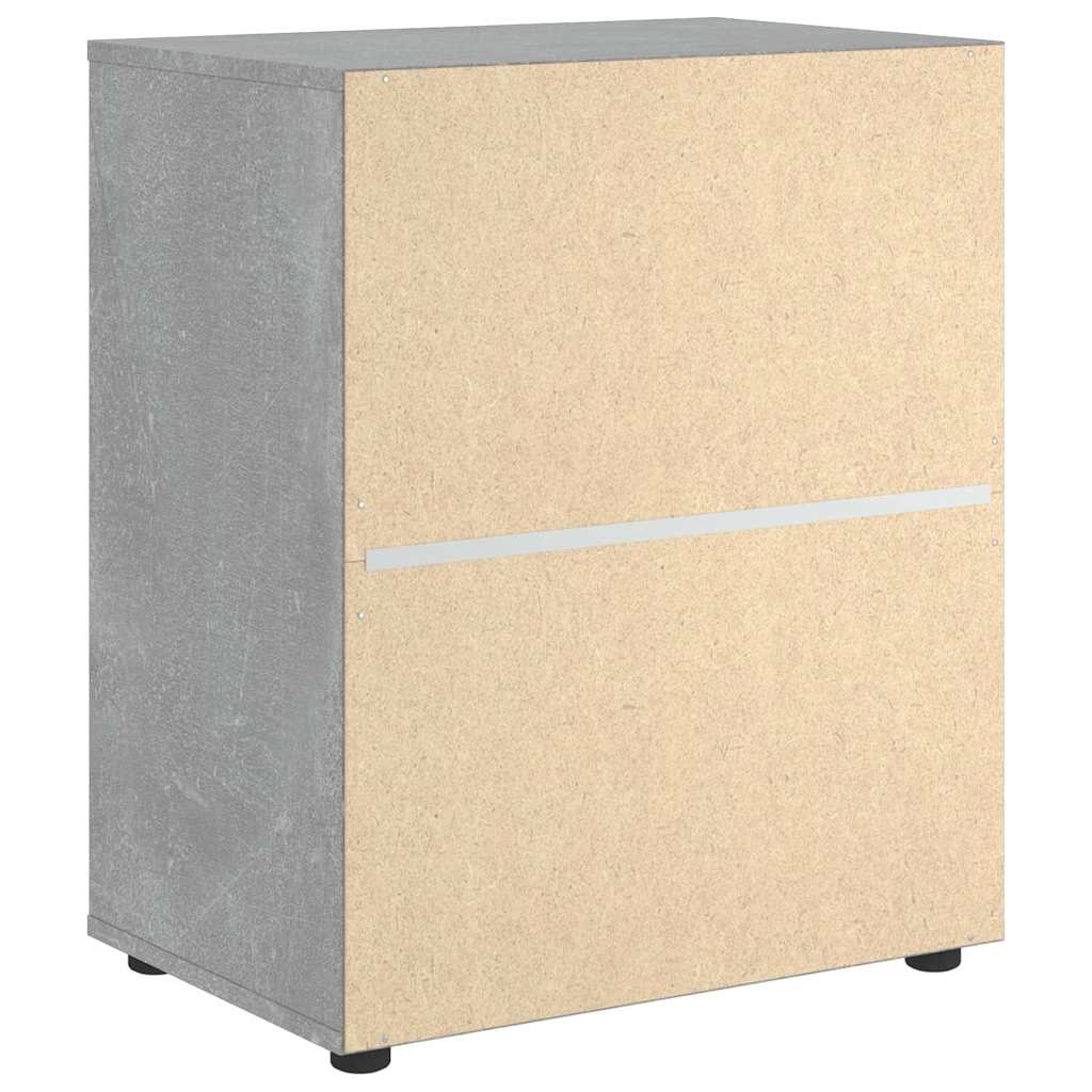 vidaXL Μπουφές VISNES Μπετόν Γκρι 60x40x73 cm Επεξεργασμένο ξύλο