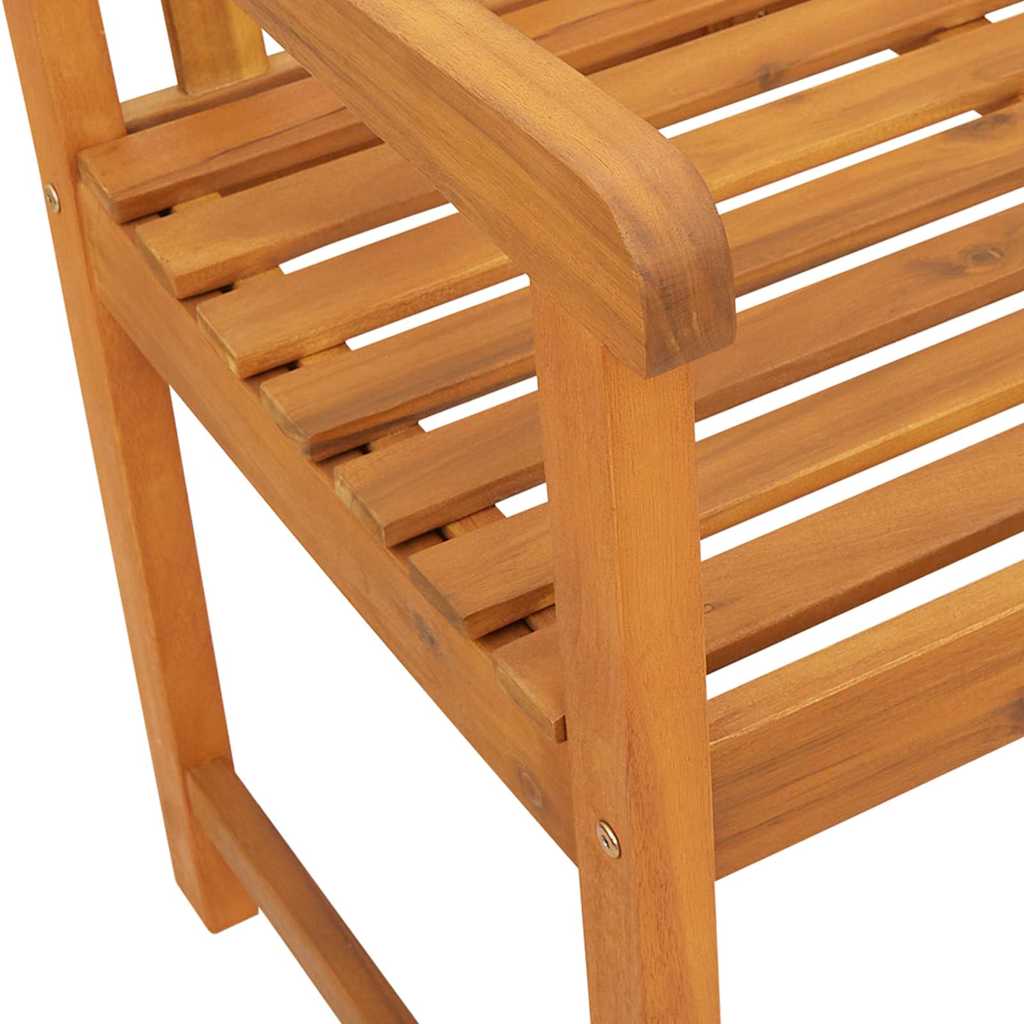 vidaXL Παγκάκι κήπου Καφέ 220 x 56 x 90εκ Μασίφ ξύλο ακακίας