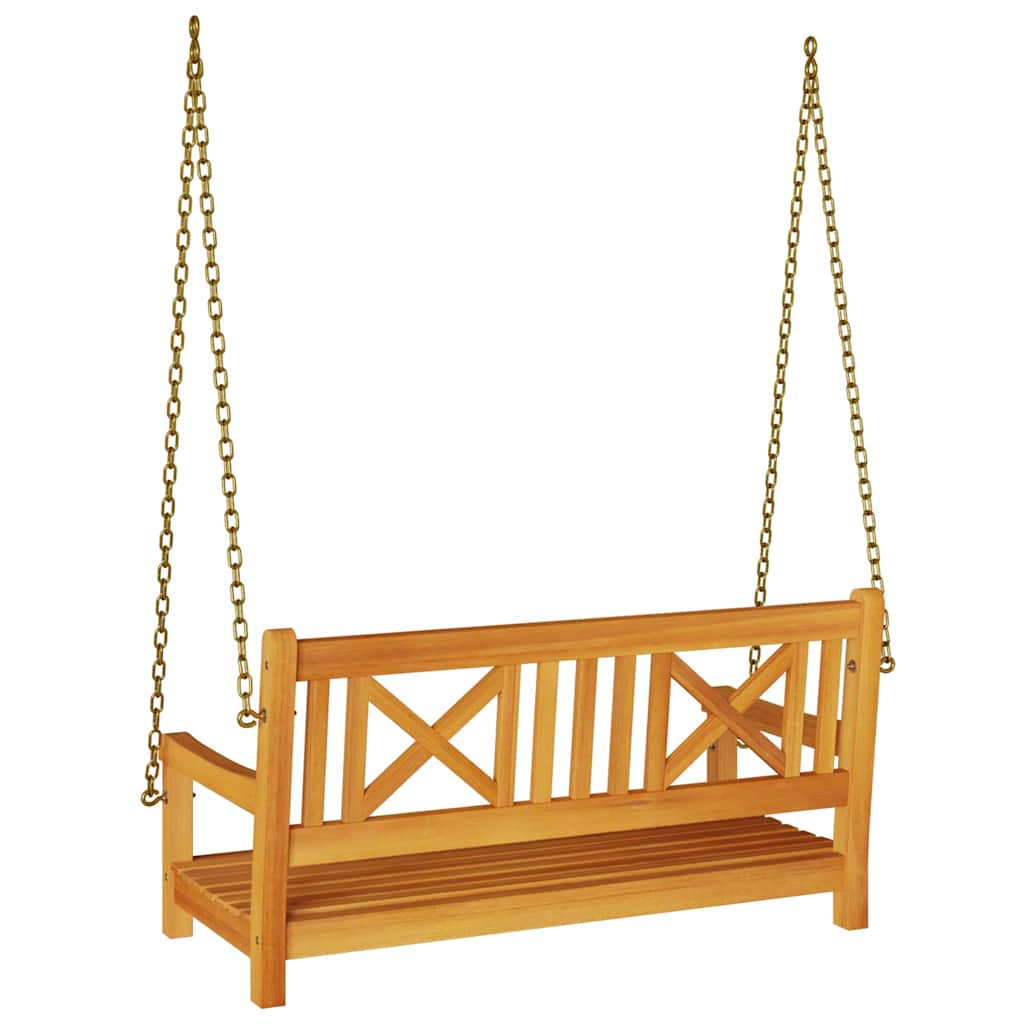 vidaXL Κούνια Κήπου Καφέ 119 x 35 x 47 εκ. Μασίφ ξύλο ακακίας