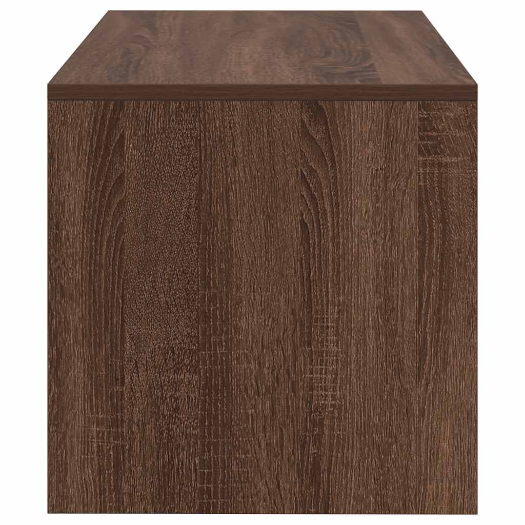 vidaXL Έπιπλο Τηλεόρασης Καφέ Δρυς 80x40x40 εκ. Επεξεργασμένο Ξύλο