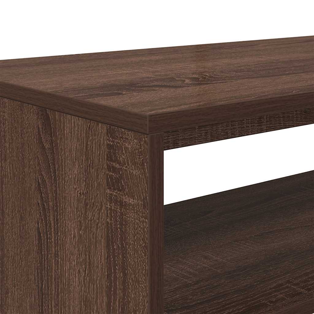 vidaXL Έπιπλο Τηλεόρασης Καφέ Δρυς 80x40x40 εκ. Επεξεργασμένο Ξύλο