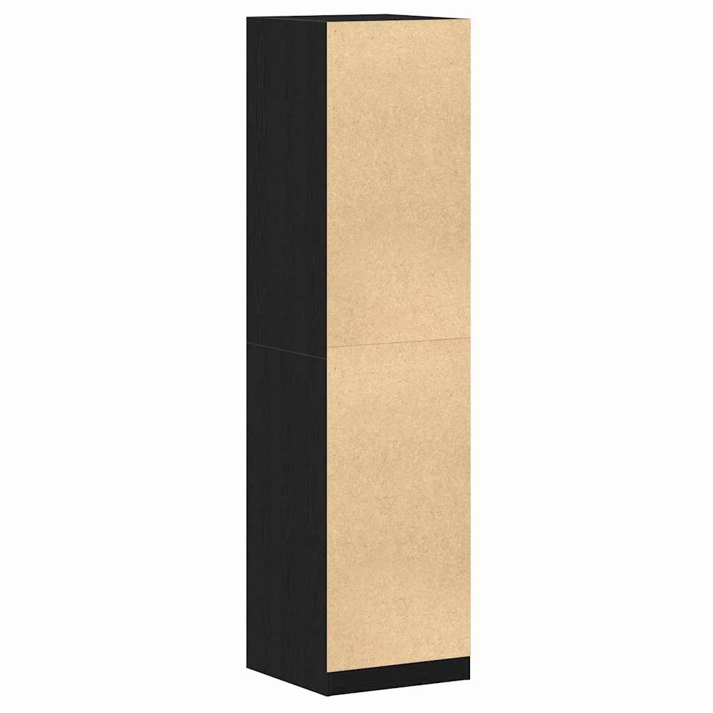 vidaXL Ντουλάπι Μαύρη δρυς 50 x 50 x 200 εκ. Επεξεργασμένο ξύλο