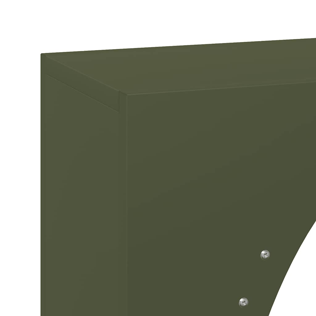 vidaXL Ράφι Καυσόξυλων 50x23x100 εκ. Χάλυβας ψυχρής έλασης