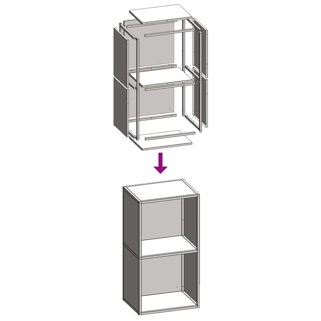 vidaXL Ράφι Καυσόξυλων Μαύρο 40x30x75 εκ. Χάλυβας ψυχρής έλασης