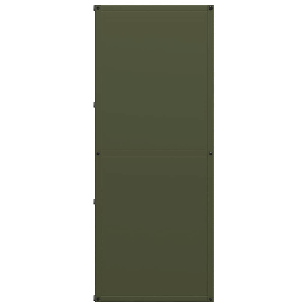 vidaXL Ράφι Καυσόξυλων 40x30x75 εκ. Χάλυβας ψυχρής έλασης