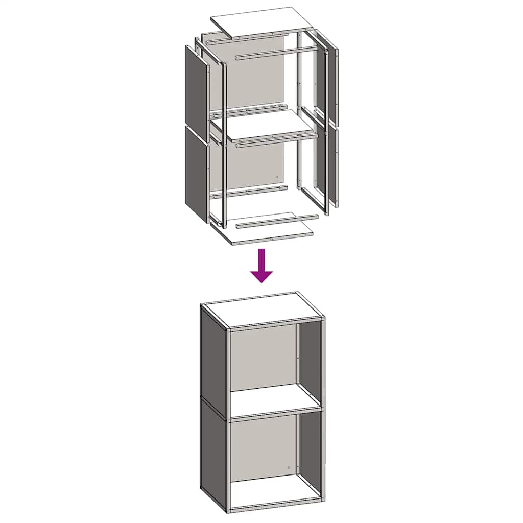 vidaXL Ράφι Καυσόξυλων 40x30x75 εκ. Χάλυβας ψυχρής έλασης