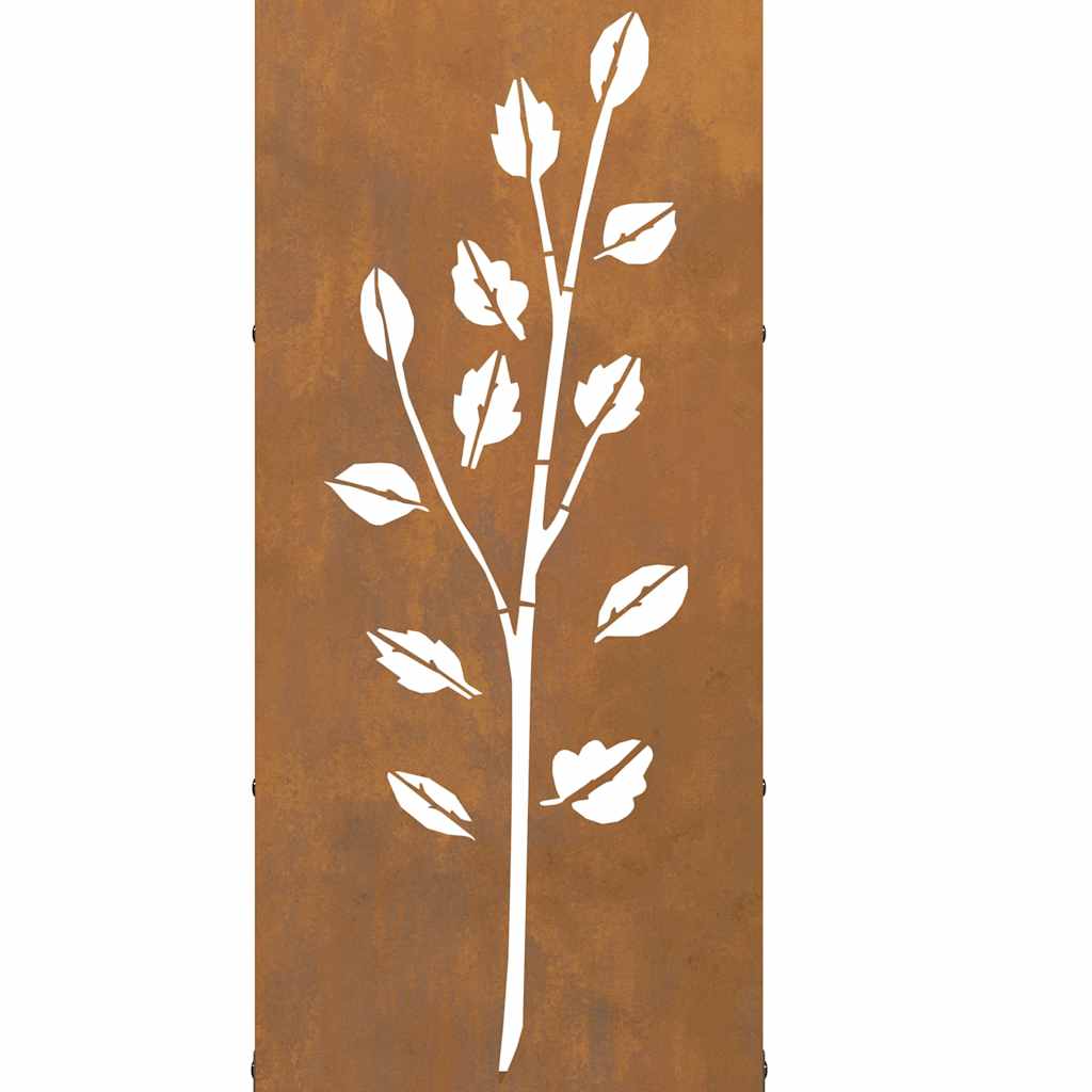 Ράφι για καυσόξυλα vidaXL 40x30x80 cm Ατσάλι σκληρυθέν στον αέρα