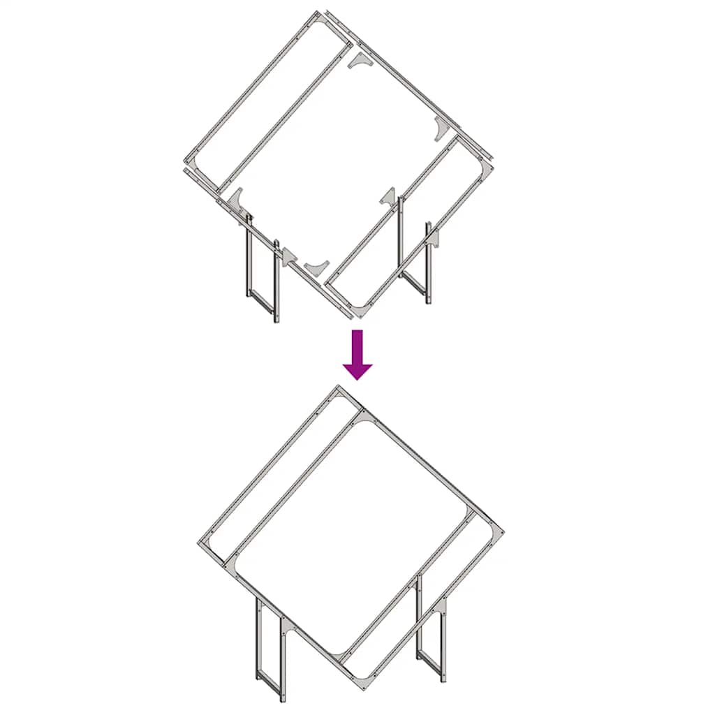 vidaXL Ράφι για καυσόξυλα Ανθρακί 100x25x100 cm Ατσάλι ψυχρής έλασης