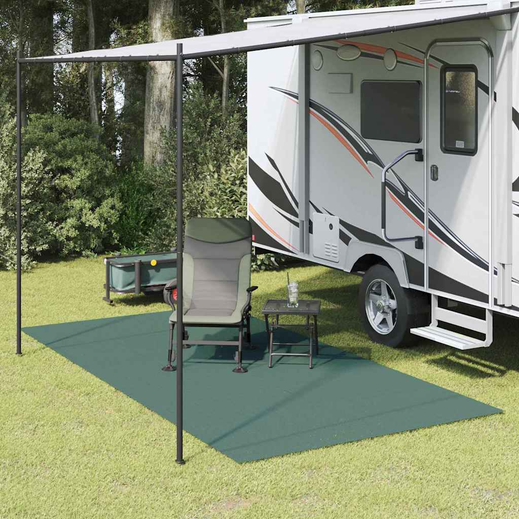 vidaXL Χαλκάκι Σκηνής Πράσινο 200 x 200 cm Πολυεστέρας