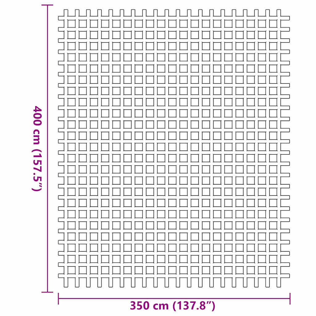 vidaXL Χαλκάκι Σκηνής Πράσινο 400 x 350 εκ Πολυεστέρας