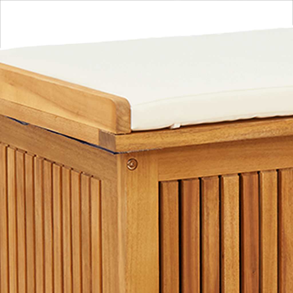 vidaXL Κουτί Μαξιλαριών Εξ. Χώρου 113x50x60,5 εκ. Μασίφ Ξύλο Ακακίας