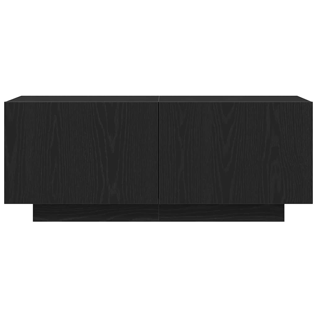 vidaXL Ντουλάπι TV Μαύρη δρυς 100 x 35 x 40 εκ Επεξεργασμένο ξύλο
