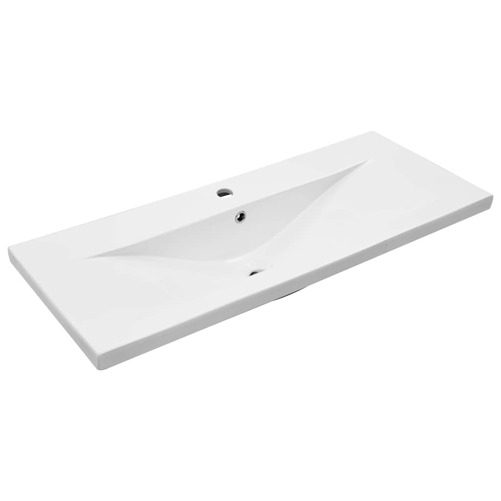 vidaXL Ντουλάπα νιπτήρα με λεκάνη 2 pcs Παλαιό ξύλο 100 x 38.5 x 48 cm