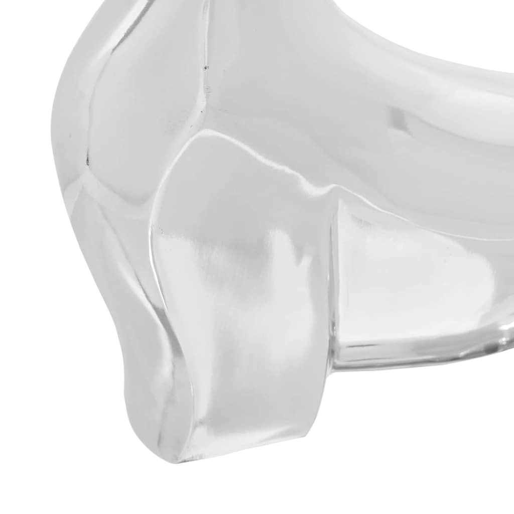 vidaXL Γλυπτό ταύρου Ασημί 37 x 44 x 17 εκ Αλουμίνιο