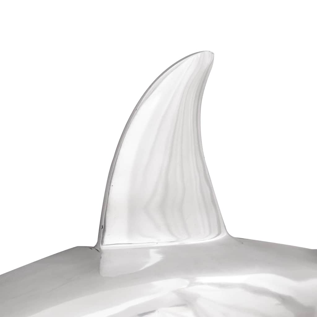 vidaXL Γλυπτό Ασημί 68 x 20 x 24 εκ. Αλουμίνιο