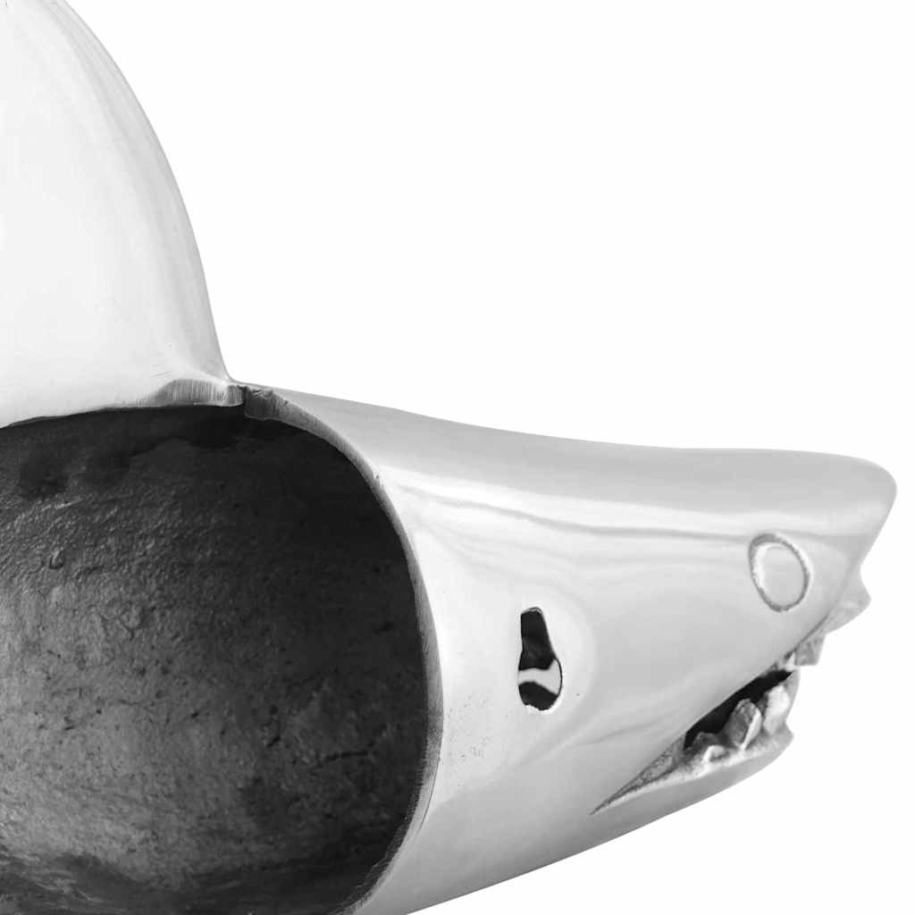 vidaXL Γλυπτό Ασημί 68 x 20 x 24 εκ. Αλουμίνιο