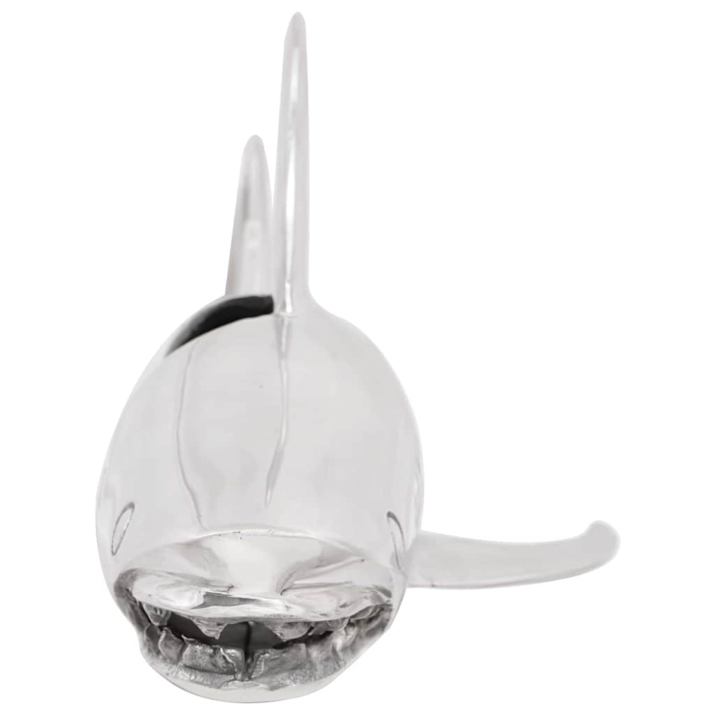 vidaXL Γλυπτό Ασημί 68 x 20 x 24 εκ. Αλουμίνιο