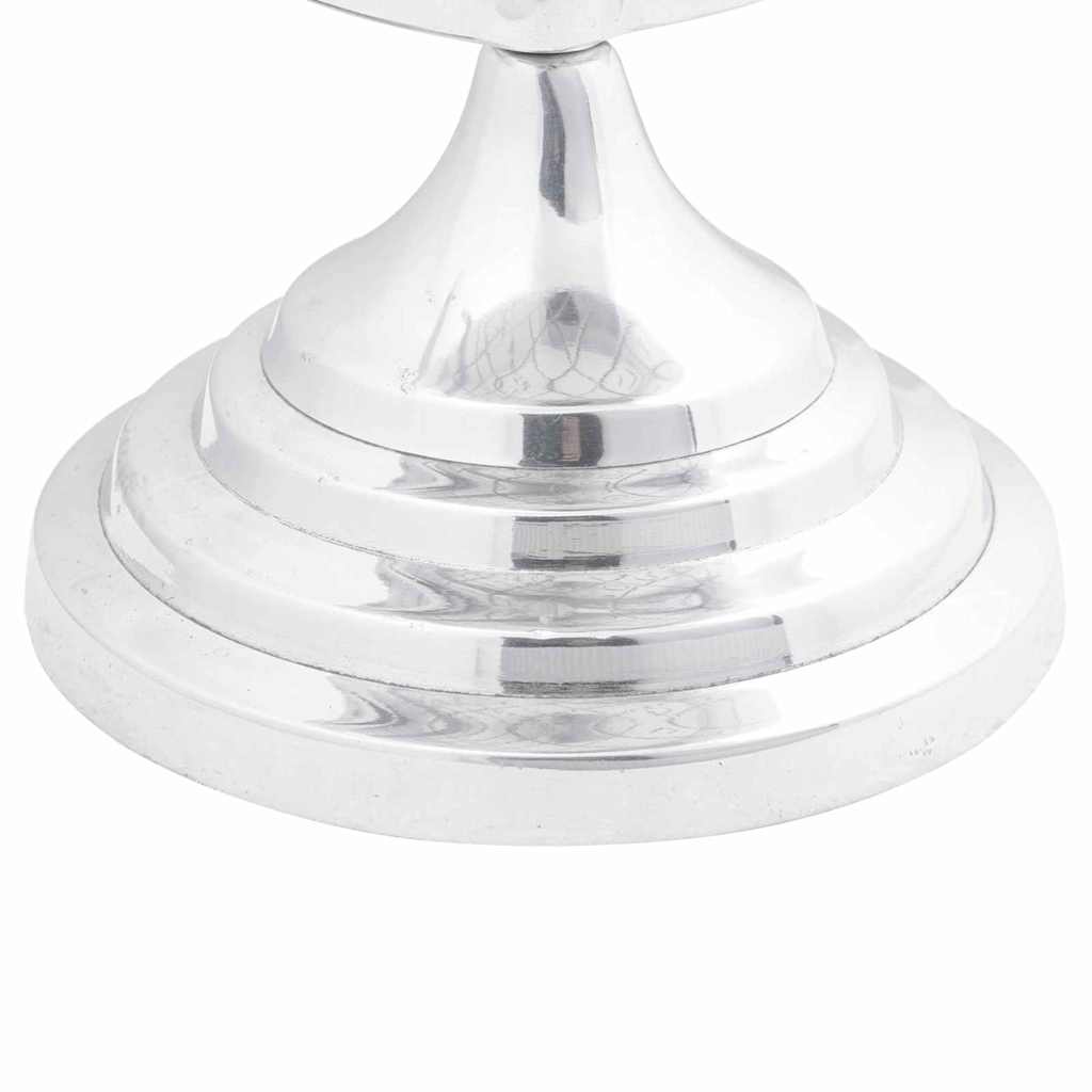 vidaXL Σφαίρα Ασημί 16.5x14x26 εκ Αλουμίνιο