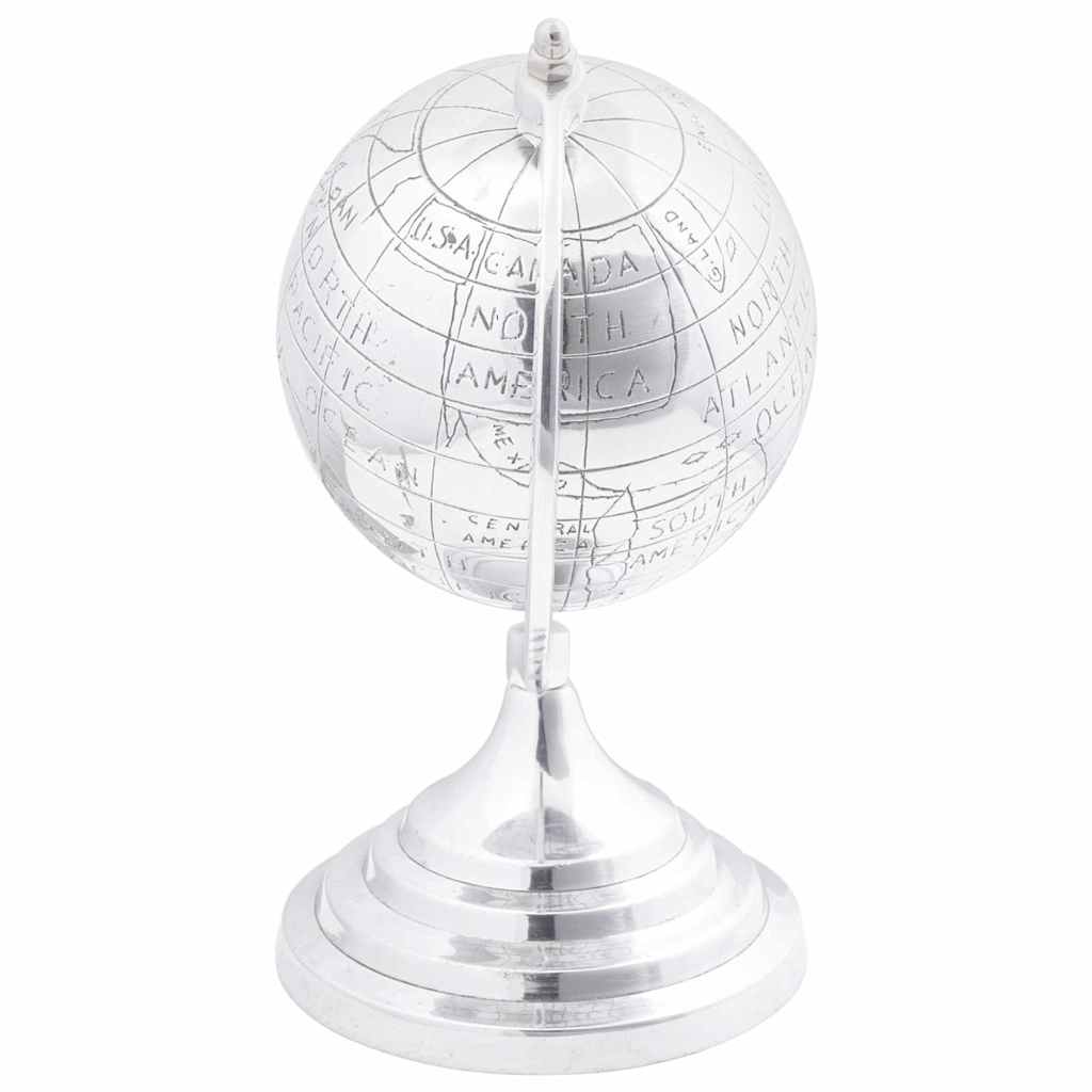 vidaXL Σφαίρα Ασημί 16.5x14x26 εκ Αλουμίνιο