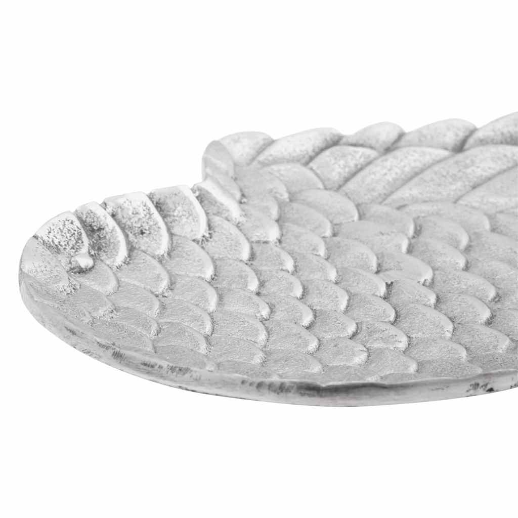 vidaXL Καλάθι Φρούτων 2 pcs Ασημί 40 x 18 x 4 εκ. Αλουμίνιο