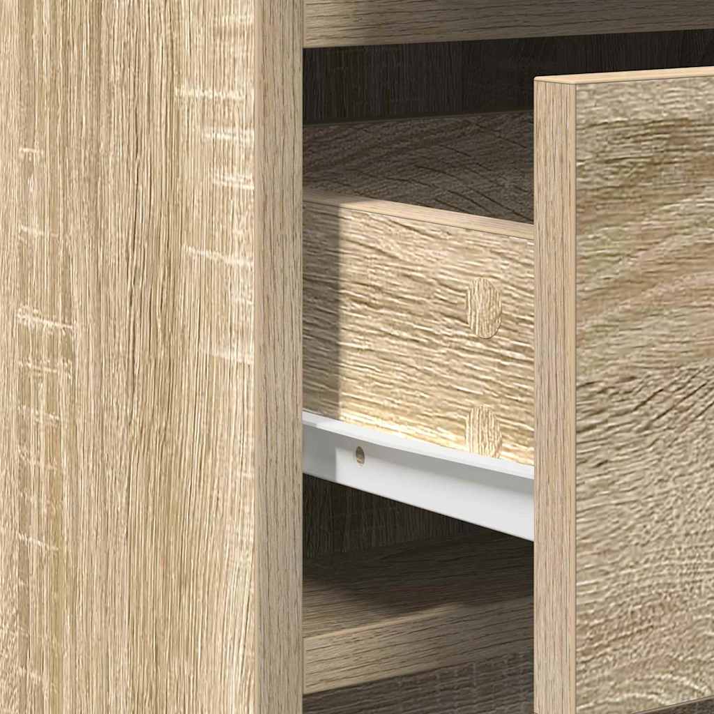 vidaXL Πλαϊνό γραφείο Δρύς Sonoma 40 x 40.5 x 75 εκ Επεξεργασμένο ξύλο