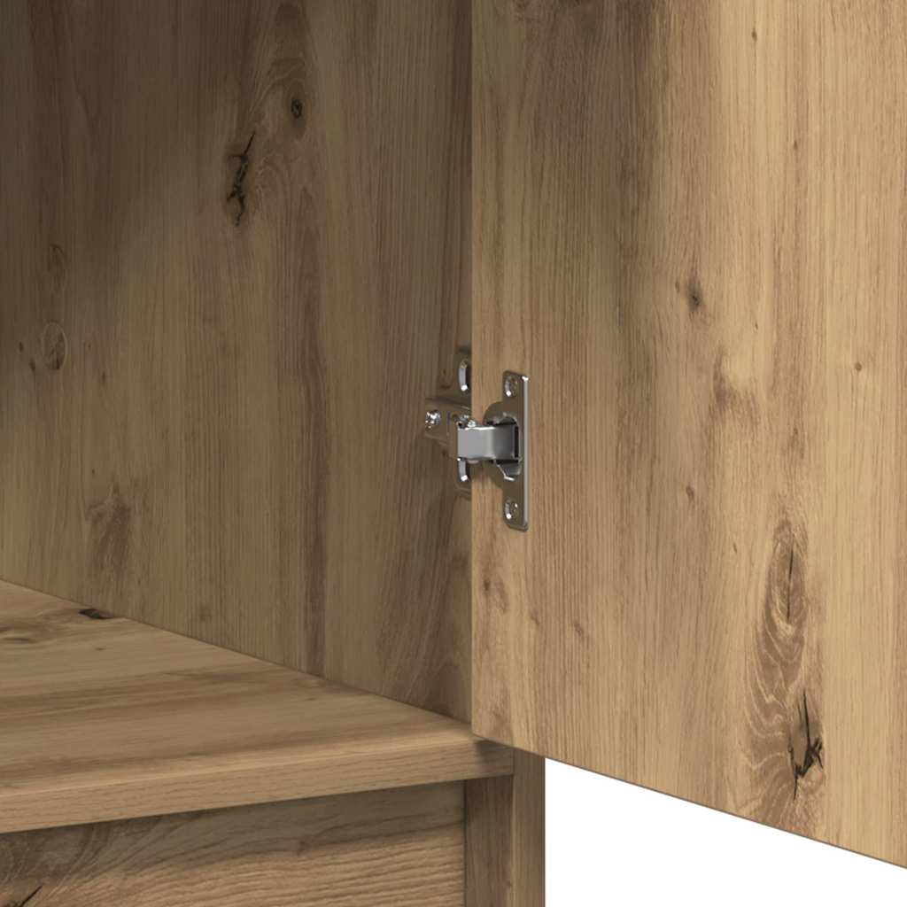 vidaXL Highboard Artisan Oak 40 x 40,5 x 135 εκ. Επεξεργασμένο ξύλο