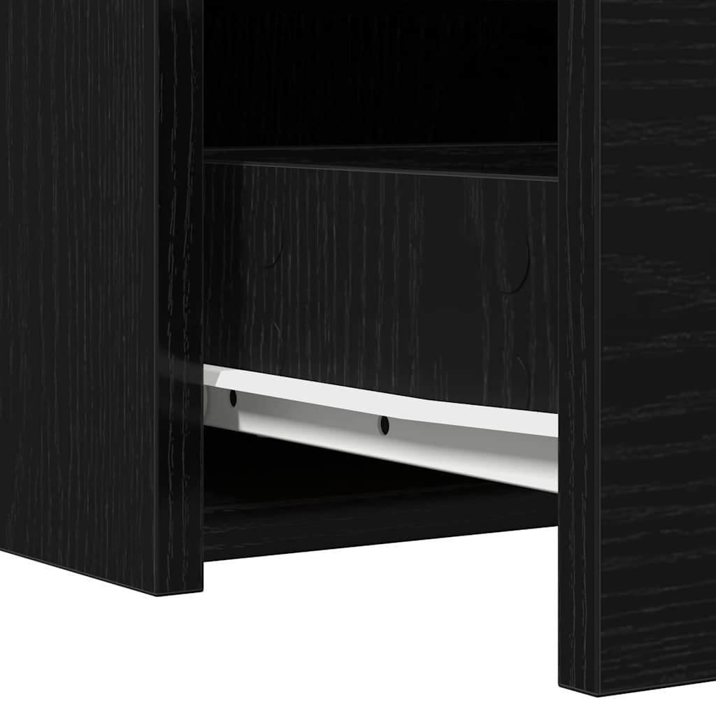 vidaXL Τραπέζι περιποίησης Μαύρο 100 x 40 x 70 εκ. Επεξεργασμένο Ξύλο