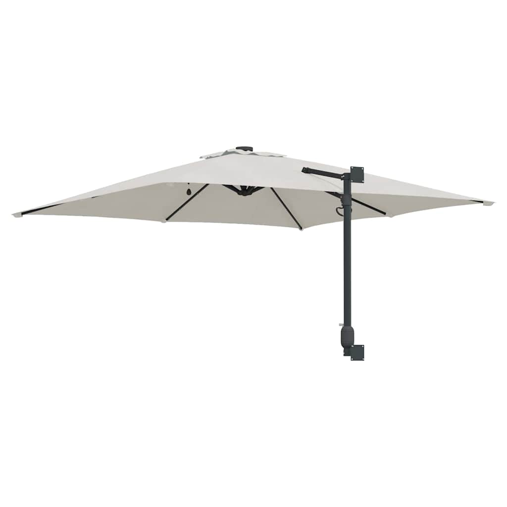 vidaXL Ομπρέλα Κήπου Άμμος 248.5 x 247.5 x 160 εκ. ύφασμα