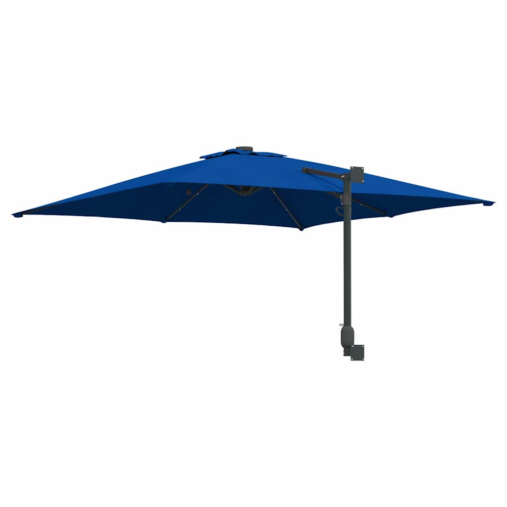 vidaXL Ομπρέλα Κήπου Αζούρ μπλε 248.5 x 247.5 x 160 εκ. ύφασμα