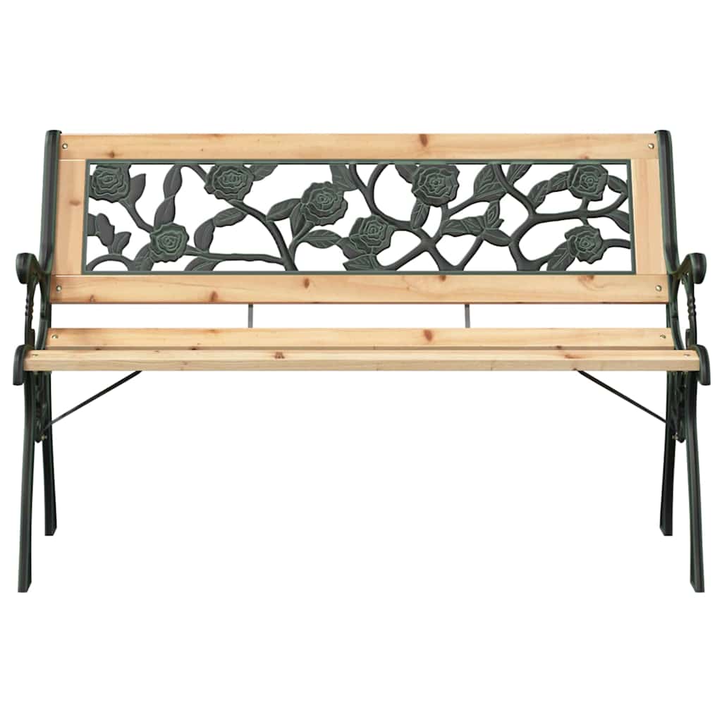 vidaXL παγκάκι Καφέ 116 x 54 x 73 εκ. ξύλο