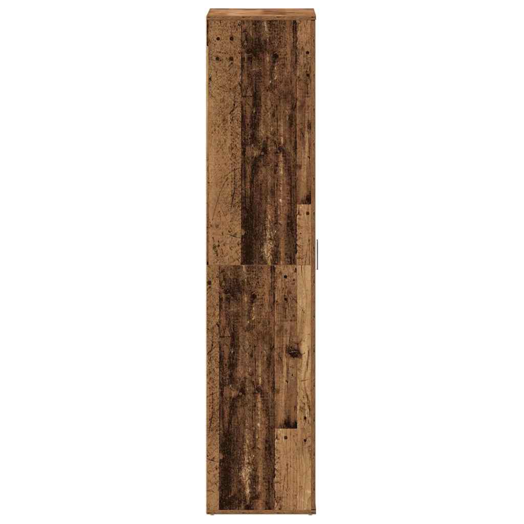 vidaXL Ντουλάπα Παπουτσιών Καφέ 80 x 39 x 180 εκ Επεξεργασμένο ξύλο
