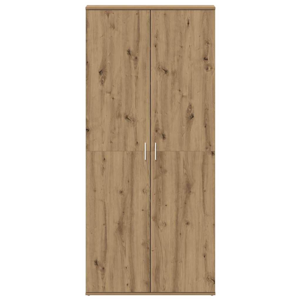 vidaXL Ντουλάπα Παπουτσιών Καφέ 80 x 39 x 180 εκ Επεξεργασμένο ξύλο