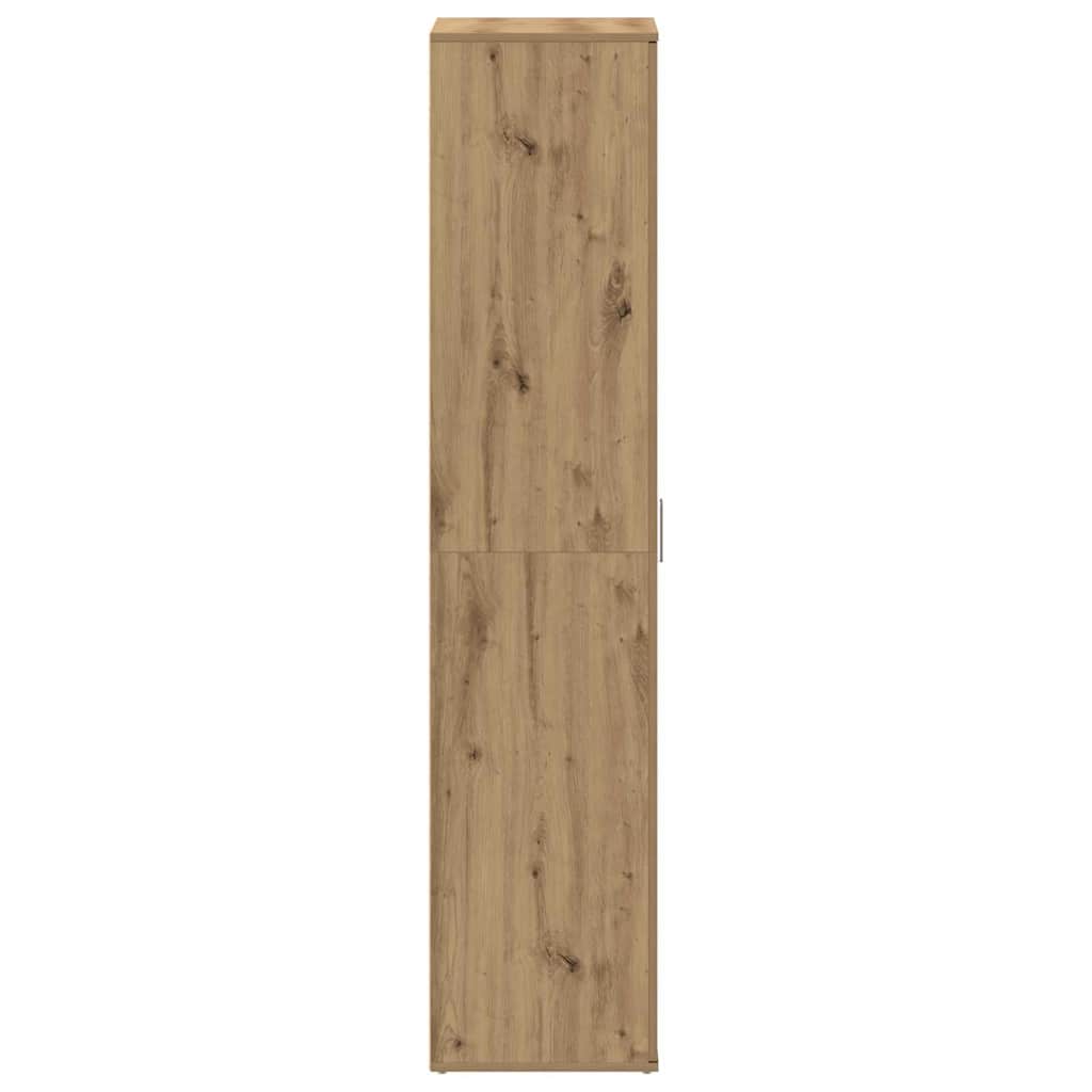 vidaXL Ντουλάπα Παπουτσιών Καφέ 80 x 39 x 180 εκ Επεξεργασμένο ξύλο