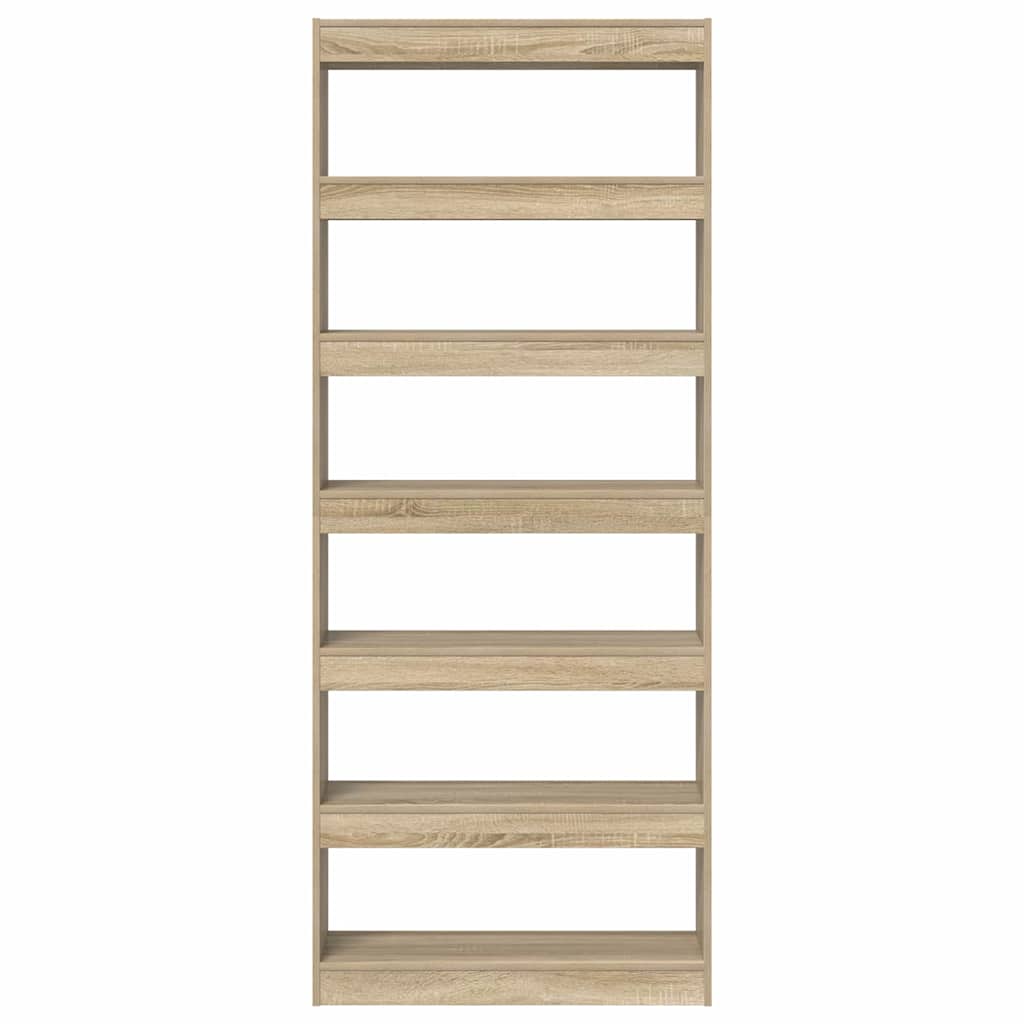 vidaXL Βιβλιοθήκη Sonoma Oak Sonoma Oak Επεξεργασμένο ξύλο