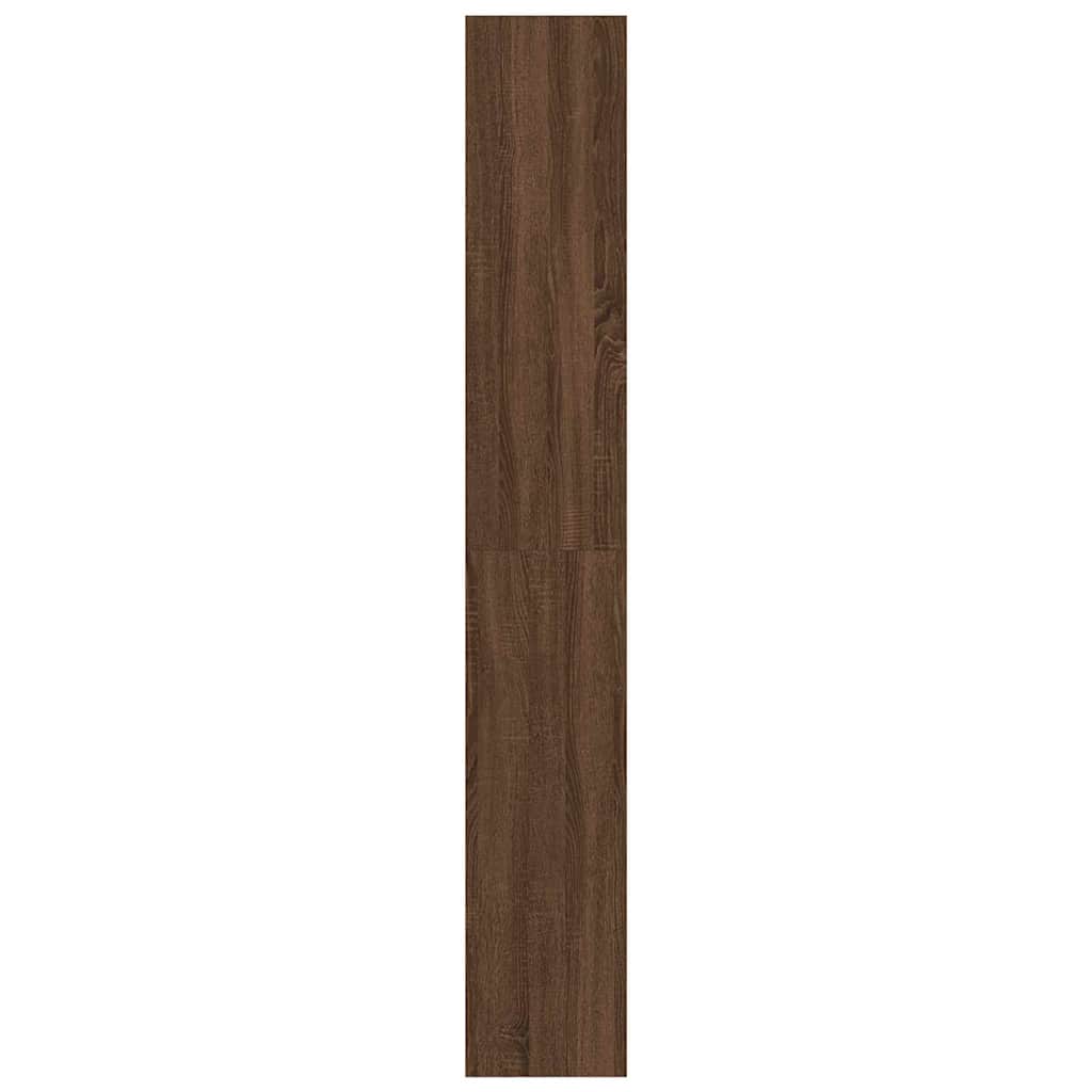 vidaXL Βιβλιοθήκη Καφέ 100 x 30 x 198 εκ. Επεξεργασμένο ξύλο