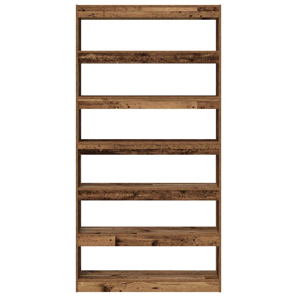 vidaXL Βιβλιοθήκη Καφέ 100 x 30 x 198 εκ. Επεξεργασμένο ξύλο
