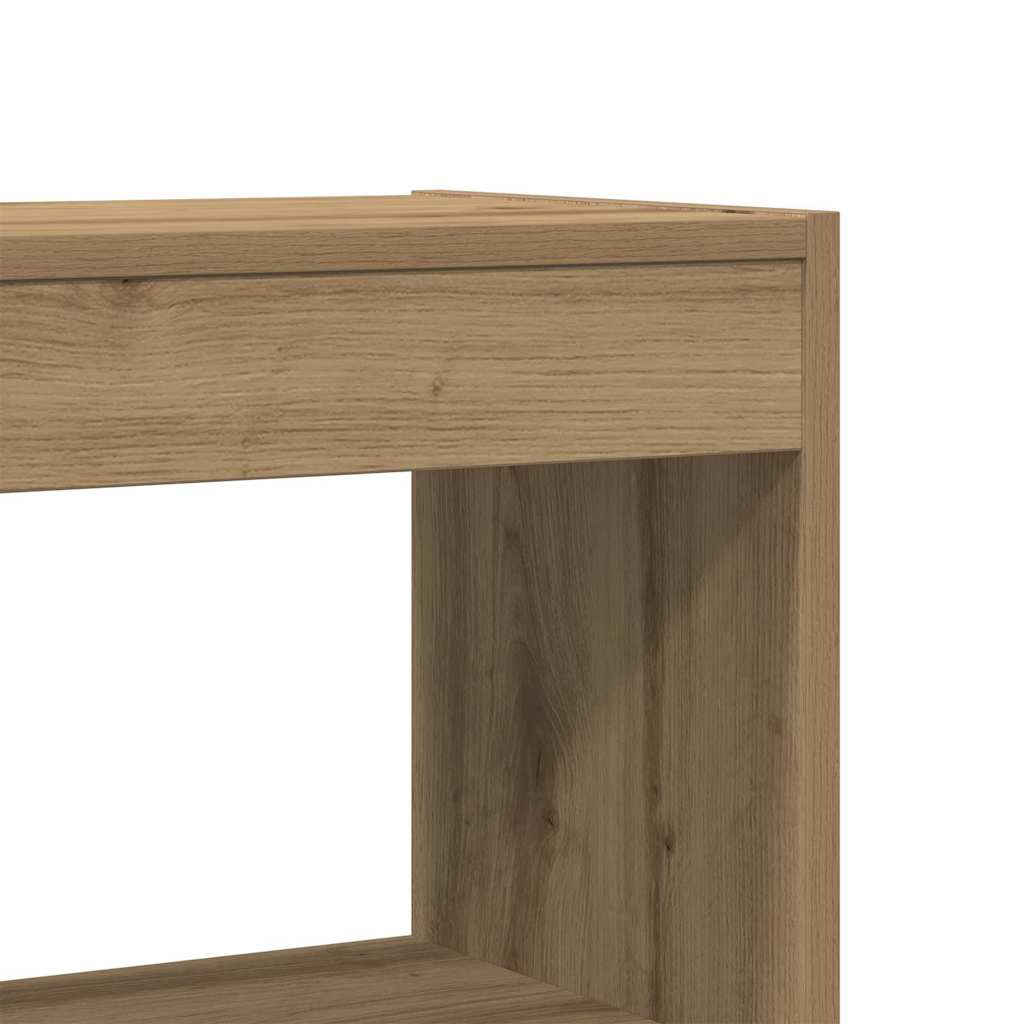 vidaXL Βιβλιοθήκη Μπεζ 100 x 30 x 198 εκ. Επεξεργασμένο ξύλο