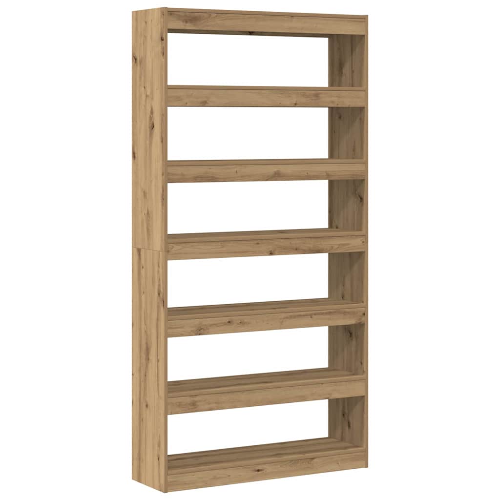 vidaXL Βιβλιοθήκη Μπεζ 100 x 30 x 198 εκ. Επεξεργασμένο ξύλο
