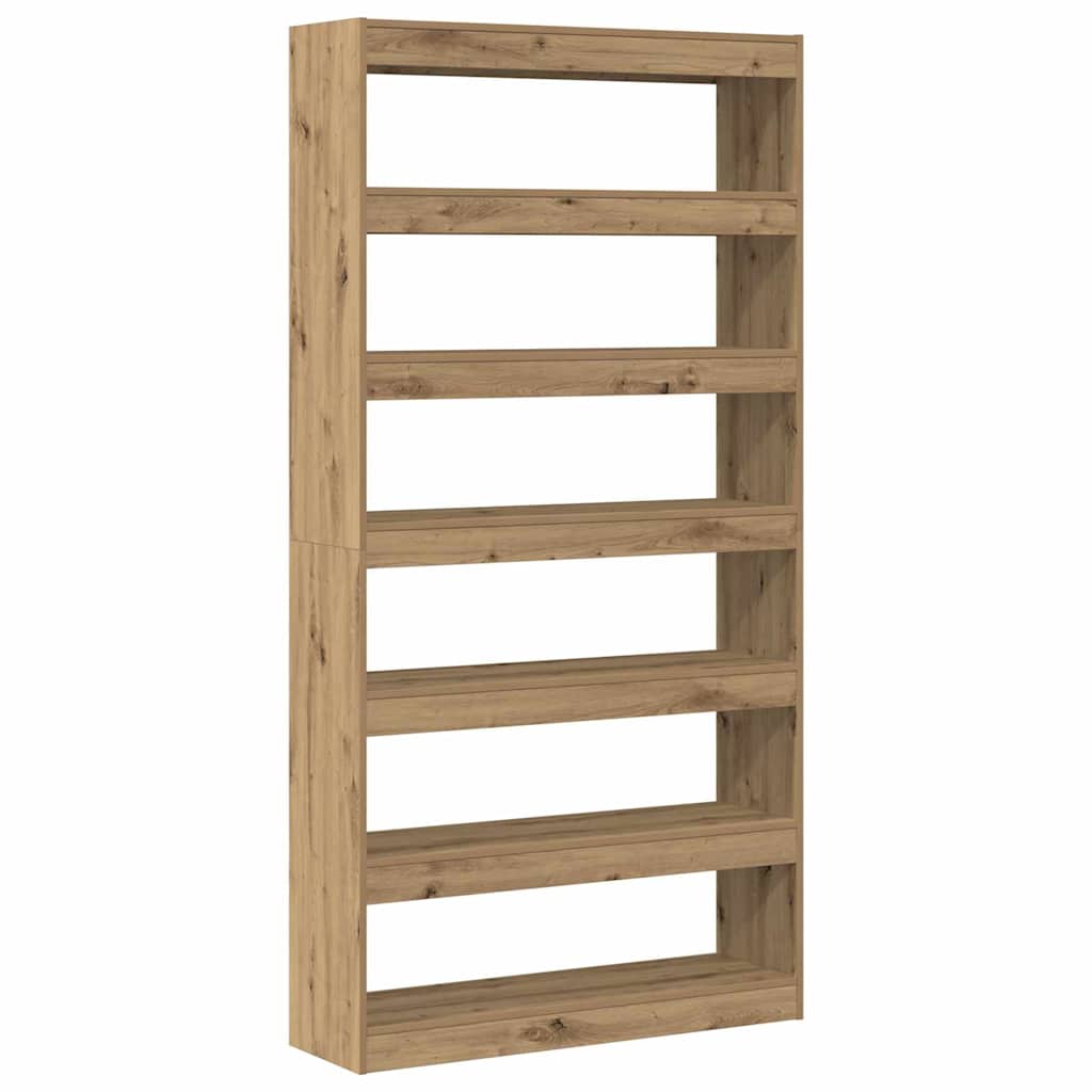 vidaXL Βιβλιοθήκη Μπεζ 100 x 30 x 198 εκ. Επεξεργασμένο ξύλο