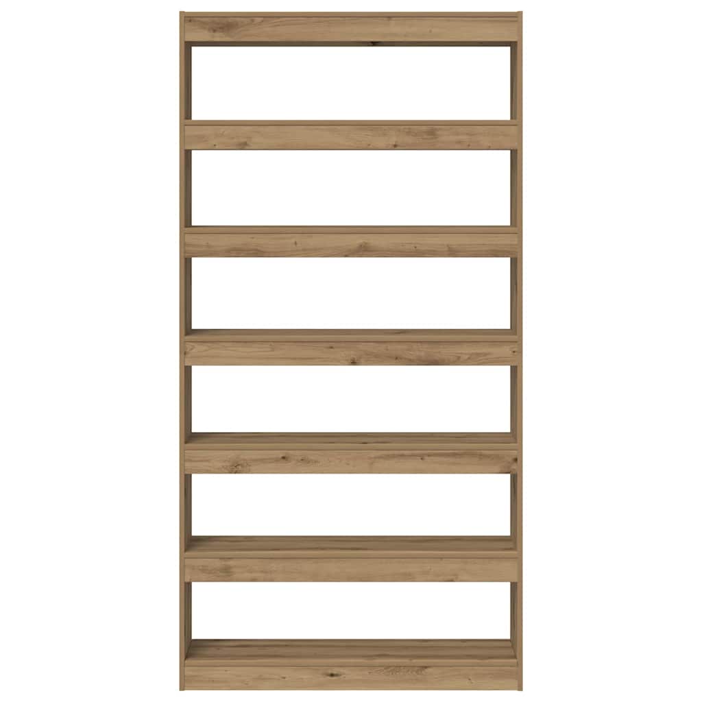 vidaXL Βιβλιοθήκη Μπεζ 100 x 30 x 198 εκ. Επεξεργασμένο ξύλο