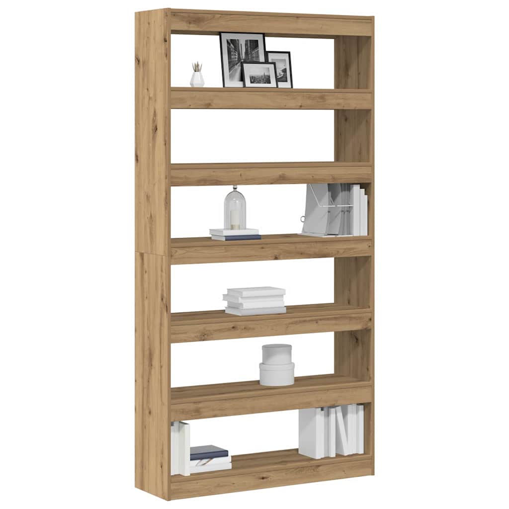 vidaXL Βιβλιοθήκη Μπεζ 100 x 30 x 198 εκ. Επεξεργασμένο ξύλο