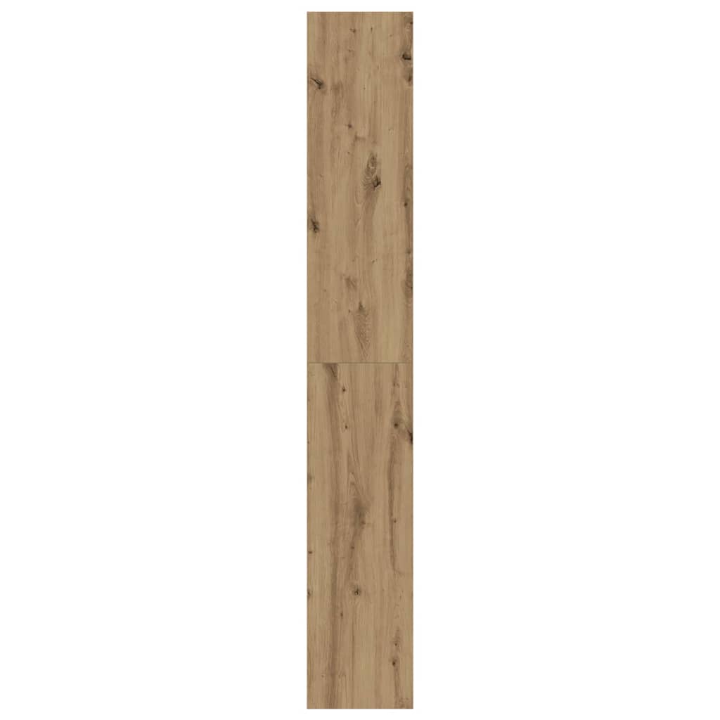 vidaXL Βιβλιοθήκη Μπεζ 100 x 30 x 198 εκ. Επεξεργασμένο ξύλο