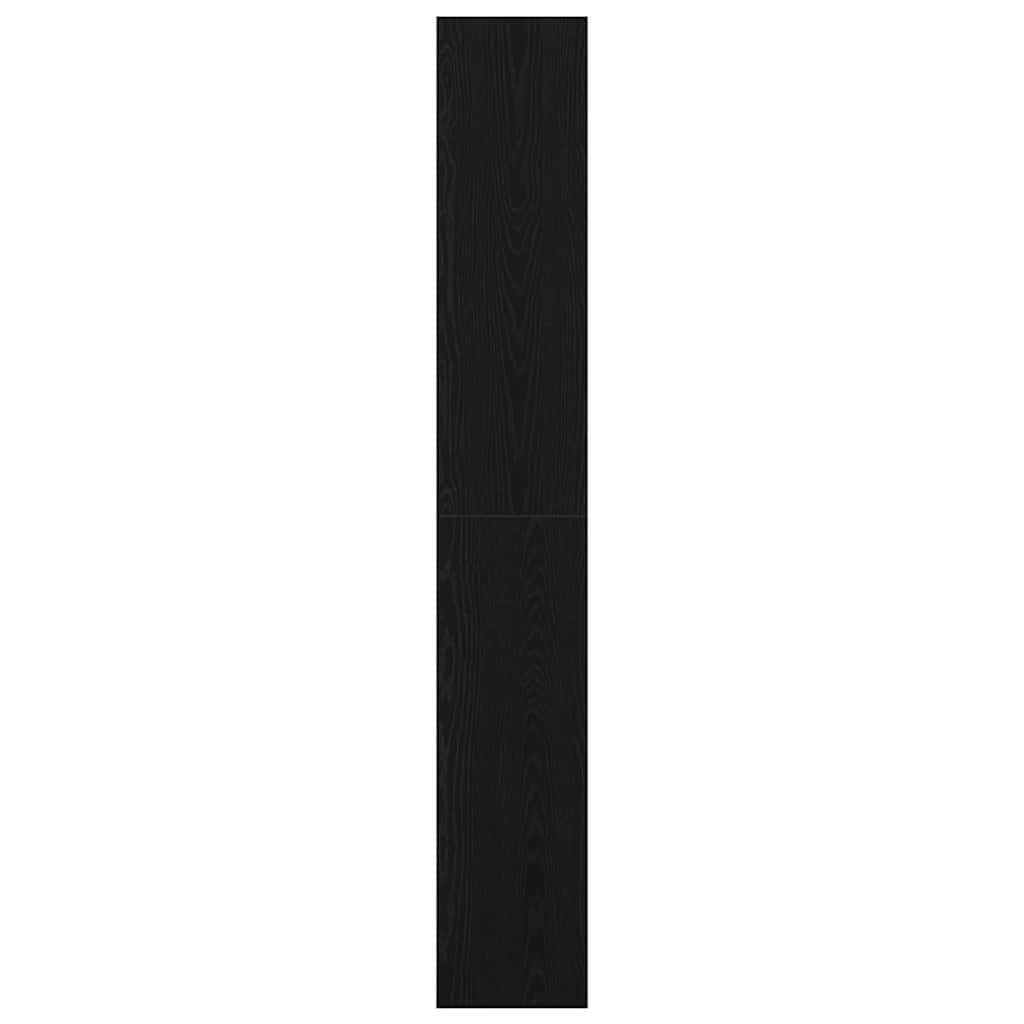 vidaXL Βιβλιοθήκη Μαύρο 100 x 30 x 198 εκ. Επεξεργασμένο ξύλο