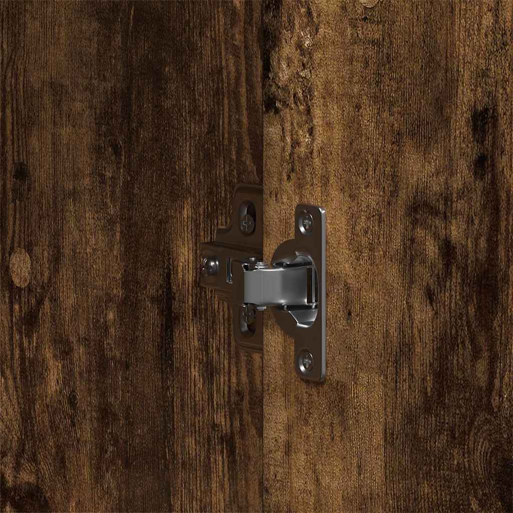 vidaXL Ντουλάπι Καπνιστή δρυς 55 x 25 x 189 εκ. Επεξεργασμένο ξύλο