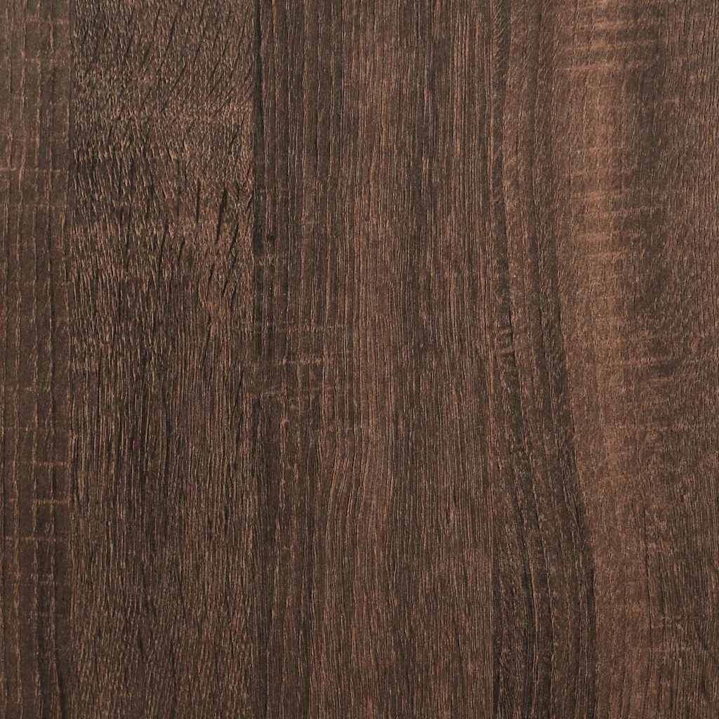 vidaXL Ντουλάπι με ράφι Καφέ δρυς 55 x 25 x 189 εκ. Επεξεργασμένο ξύλο