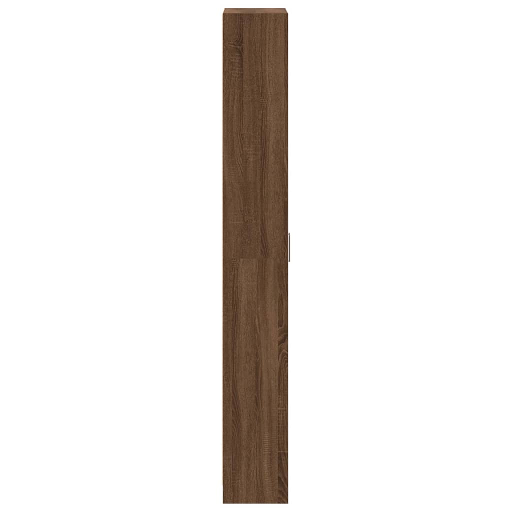 vidaXL Ντουλάπι με ράφι Καφέ δρυς 55 x 25 x 189 εκ. Επεξεργασμένο ξύλο