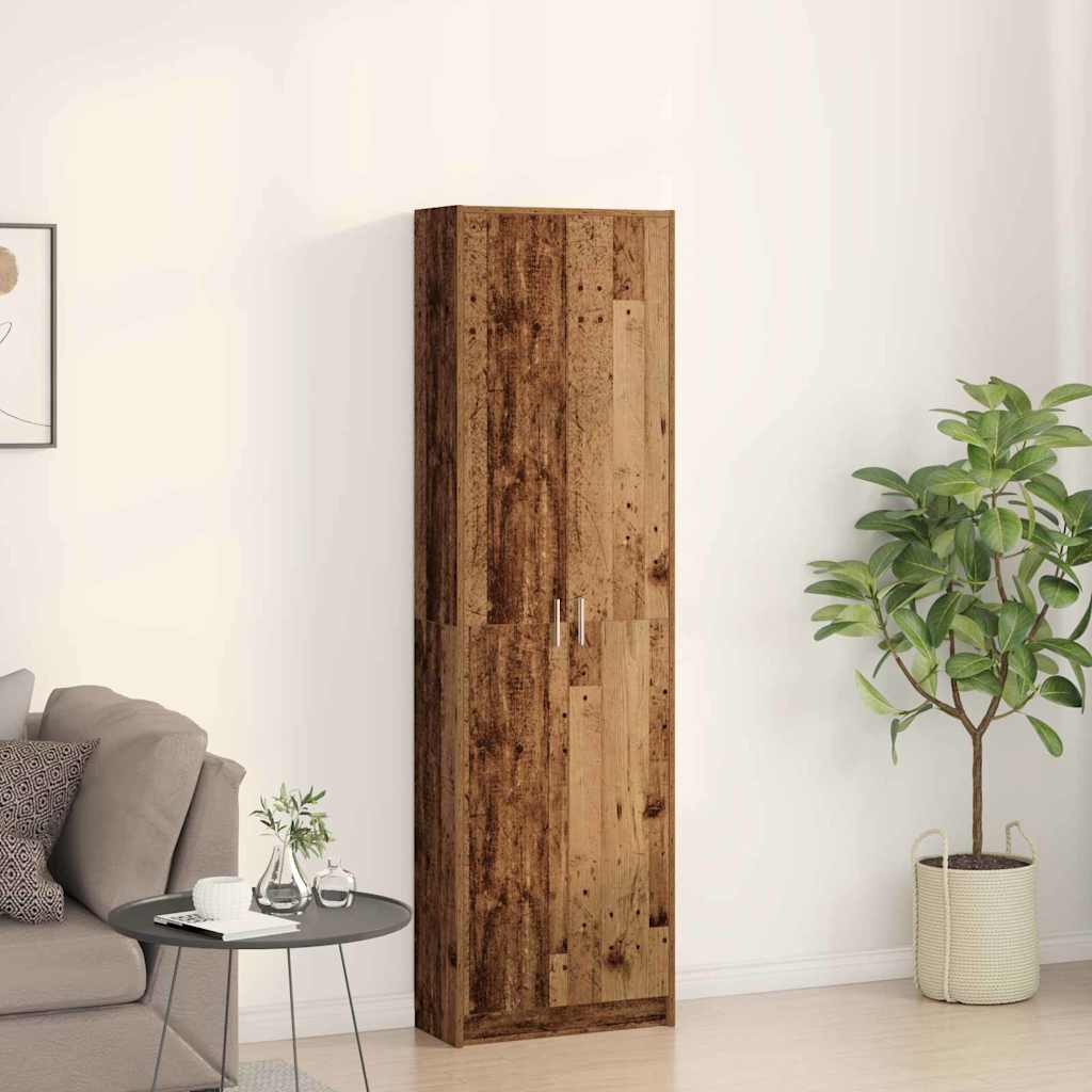 vidaXL Ντουλάπι Παλαιό ξύλο 55 x 25 x 189 εκ. Επεξεργασμένο ξύλο