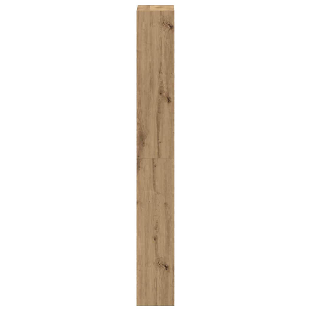 vidaXL Ντουλάπα Παπουτσιών με πόρτα artisan δρυς 80 x 21 x 163.5 cm
